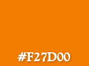 Color swatch of #F27D00.