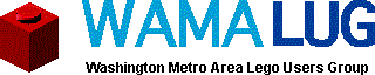 WAMALUG Logo from 1999: red 1&times;1 brick.